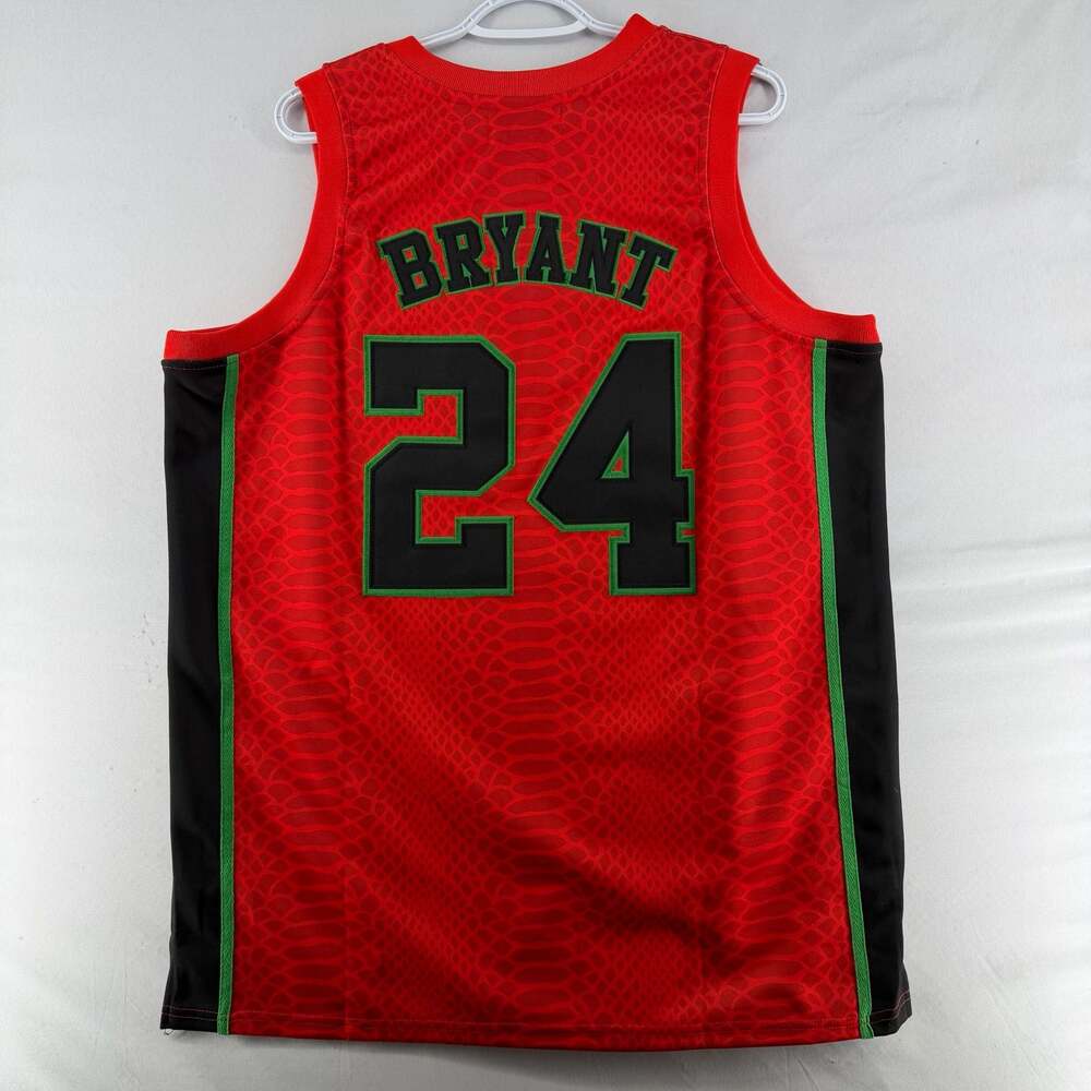 0025 XL Headgear Classics The Grinch Mamba Basketball Jersey Red #24